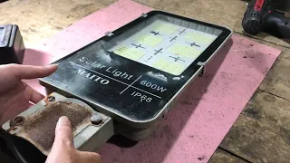 Full video on replacing solar light batteries