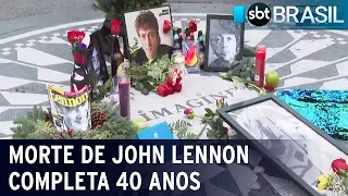 Morte do cantor e compositor John Lennon completa 40 anos | SBT Brasil (08/12/20)