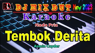 Tembok Derita ~ Asmin Cayder Karaoke Dj Remix Dut Orgen Tunggal Nada Pria || RDM Official