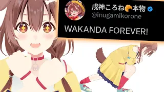 Korone Wakanda Forever 【Hololive | Animation】