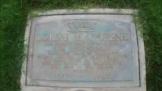Bonanza - The Graves of Lorne Greene and Michael Landon