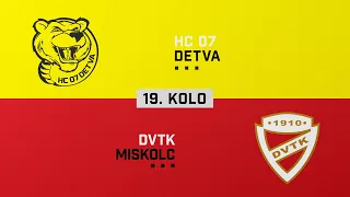 19.kolo HC 07 Detva - DVTK Miskolc HIGHLIGHTS