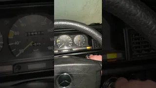 Mercedes 190 d 2.0 1986 cold start