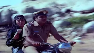 Geetha Steals Money From Police Ambarish's Pocket | Inspector Krantikumar Kannada Movie Comedy Scene