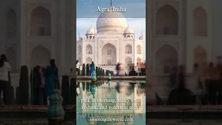 The Majestic Beauty of the Taj Mahal: A Tale of Love and Architecture #imseeingtheworld.com