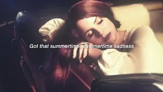 Lana Del Rey - Summertime Sadness but sadder in an empty arena (slowed & reverb w/ lyrics)