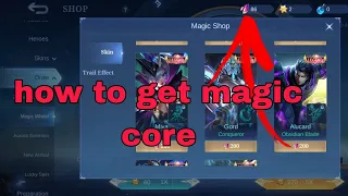 how get alucard legend skin using 200 magic core 😊#mlbb