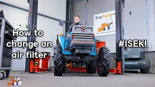 How To Change an Air Filter - ISEKI TRACTOR - TRACPARTZ