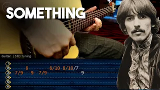 SOMETHING - The Beatles SOLO ACOUSTIC TAB | Cover Guitarra Christianvib