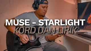 Muse - Starlight ( Aqoustic cover - Chords and lyrics )