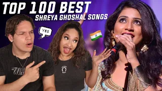 SHREYA's Voice is so VERSATILE! Waleska & Efra React to Top 101 Shreya Ghosal Songs