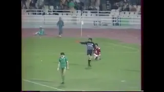 Panathinaikos - CSKA Sofia 0:1 9/11/1988 CWC