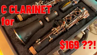 $169 Yinfente C Clarinet Unboxing and Demo