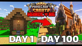 Minecraft Create Hardcore 01 , بهترین شروع در سری جدید ماینکرفت سازنده