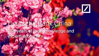 Deutsche  Bank making a positive impact in China