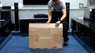 Samsung The Frame  32" Unboxing, No-Gap Wall Mount and Setup