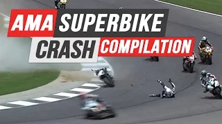 AMA Superbike Crash Compilation