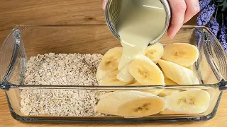 Only 3 ingredients! Homemade dessert in 5 minutes! I cook it every weekend!