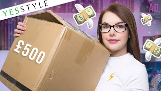 I SPENT £500 ON YESSTYLE... here's what I bought!