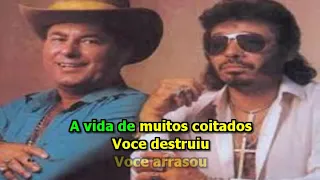 O Último Julgamento _ Milionário e José Rico _ Karaoke  (música original)