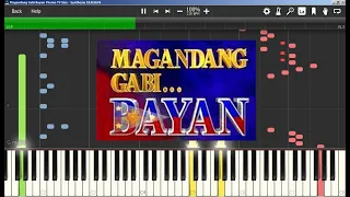 Magandang Gabi Bayan Theme TV Size (General MIDI - Synthesia)