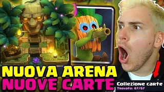 HO TROVATO TUTTE LE CARTE DI CLASH ROYALE!! - ARENA SELVAGGIA e GOBLIN CERBOTTANIERE