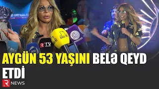 "Əlbəttə, varlı müğənniyəm" - Aygün 53 yaşını qeyd etdi - RTV