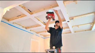 Waffle Ceiling with Biscuits