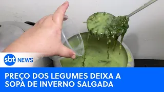 Preços de ingredientes para sopa disparam com a chegada do inverno|#SBTNewsnaTV (07/06/24)