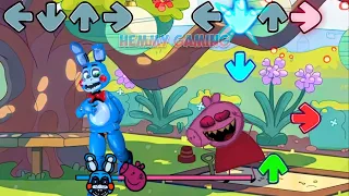 [SWAP] FNF Peppa ALL PHASES vs FNAF Sings Can Can | Friday Night at Freddy's | Bluey FNF Mods