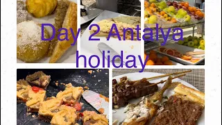 Day 2 Antalya holiday | Food in Antalya Turkey | Grand Park Lara | #turkey #holiday