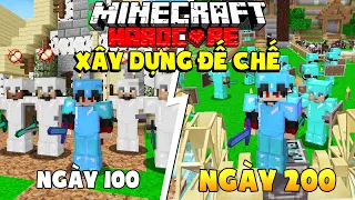 KiraMC Tóm Tắt 100 Ngày Minecraft Sinh Tồn Siêu Khó Xây Dựng Đế Chế Trung Cổ !!