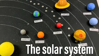 How to make a 3D Solar System for School Project.