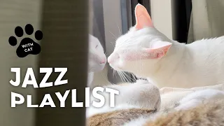 𝐏𝐥𝐚𝐲𝐥𝐢𝐬𝐭 Jazz Time With cat! | beats to relax/study/focus/work♬