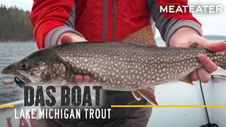 Steven Rinella and Grant Gulley Troll for Lake Trout on Lake Michigan | S2E01 | Das Boat