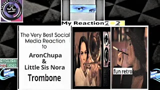 C-C Euro Pop Music Reaction -AronChupa & Little Sis Nora -Trombone. AMAZING FUN 2023 RETRO MUSIC!