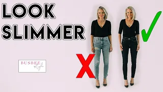 How To INSTANTLY Look Slimmer! 10 Style Tricks