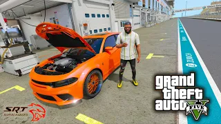 Hellcat Wide Body On The Track - GTA 5 Real Hood Life #16