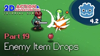 Enemy Item Drops // E19 // Make a 2D Action & Adventure RPG in Godot 4