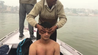 Boat Massage @ Holy Ganga River Varanasi Part-2| 4K