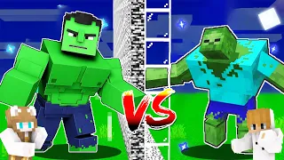 HULK VS MUTANT ZOMBIE Mob Battle || Minecraft PE