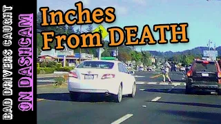 Inches From DEATH [When Two IDIOTS Meet] Pedestrian Almost Gets Hit