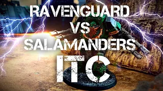RAVENGUARD vs SALAMANDERS ITC 2000 points Warhammer 40k Battle Report!