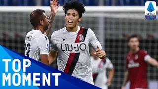 Tomiyasu segna un bellissimo gol per il Bologna | Milan 5-1 Bologna | Top Moment | Serie A TIM