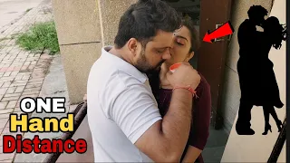 ONE HAND DISTANCE PRANK ON WIFE FOR 24 HOURS.
