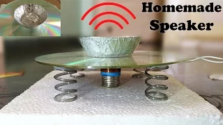 How to Make a Speaker using CD at Home