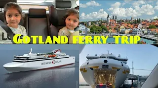 Gotland ferry trip/ Nynäshamn to Gotland,Visby (Destination Gotland)