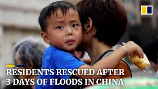 Flood-hit residents of China’s Henan province rescued after being trapped for three days