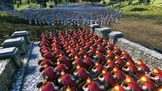 Great Roman Siege to Castle Ultimate Epic Battle Simulator UEBS