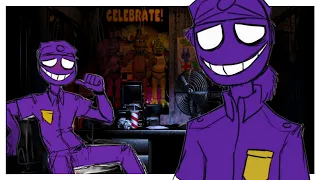 FNAF DATING SIM - Valentine's Day with Vincent (PURPLE GUY) All Endings